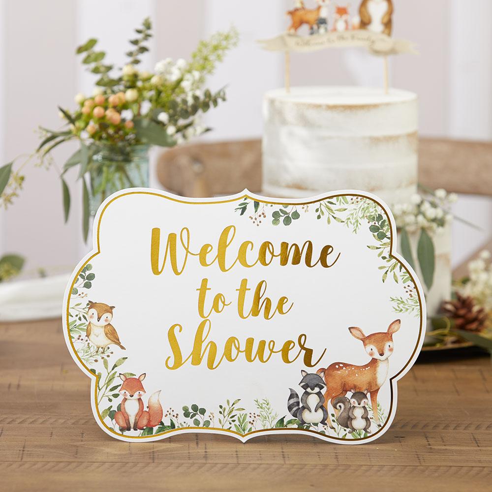 Woodland Baby Décor Sign Kit (Set of 8)