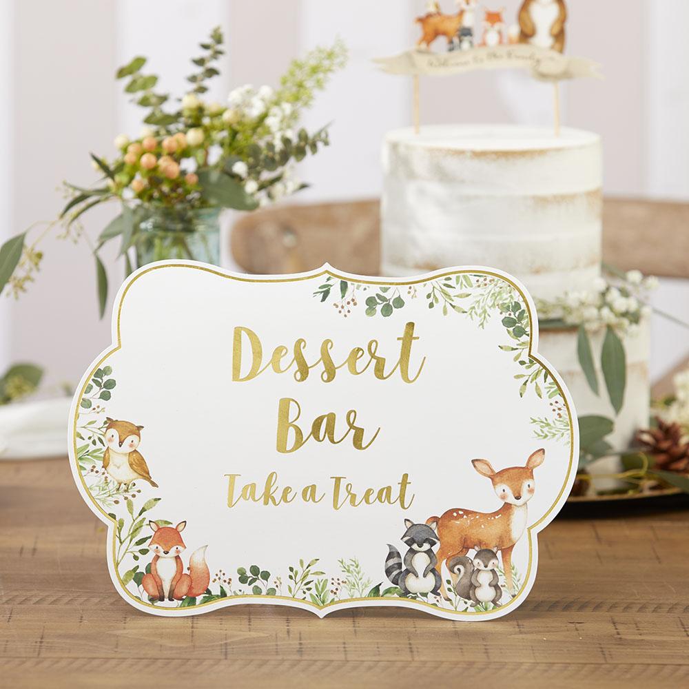 Woodland Baby Décor Sign Kit (Set of 8)