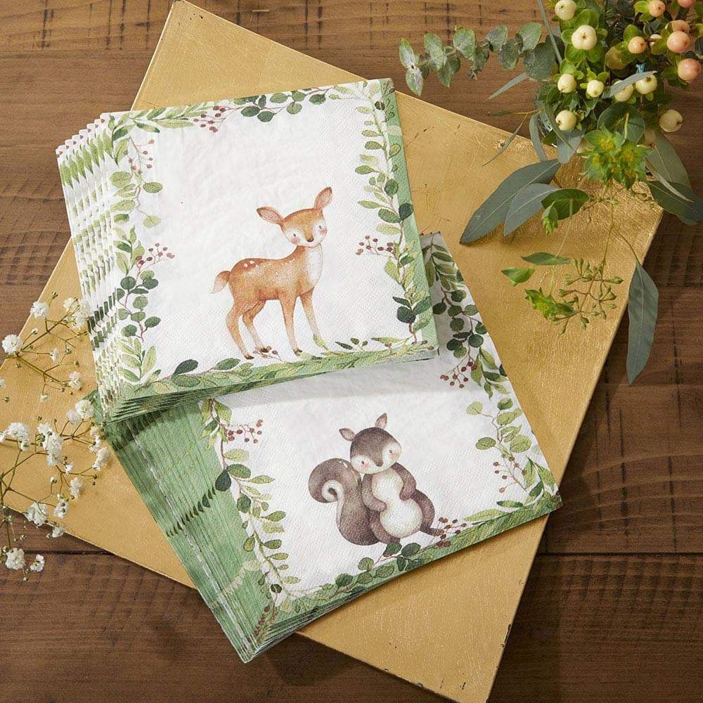 Woodland Baby 2 Ply Paper Napkins (Set of 30)