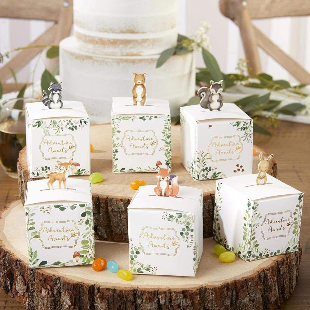 Woodland Baby Favor Box (Set of 24)