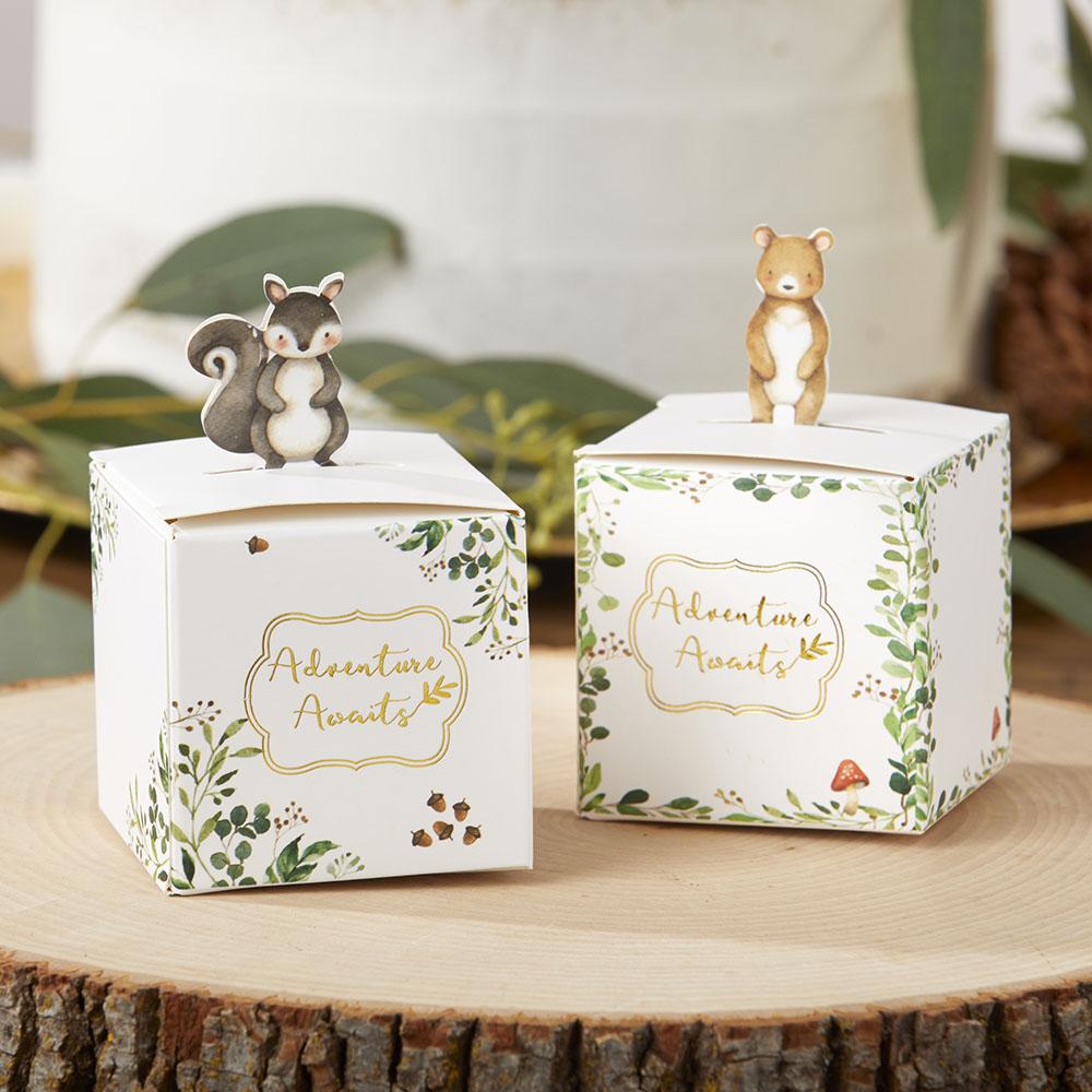 Woodland Baby Favor Box (Set of 24)