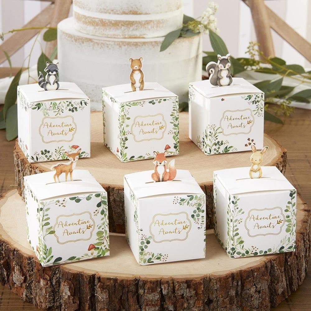 Woodland Baby Favor Box (Set of 24)