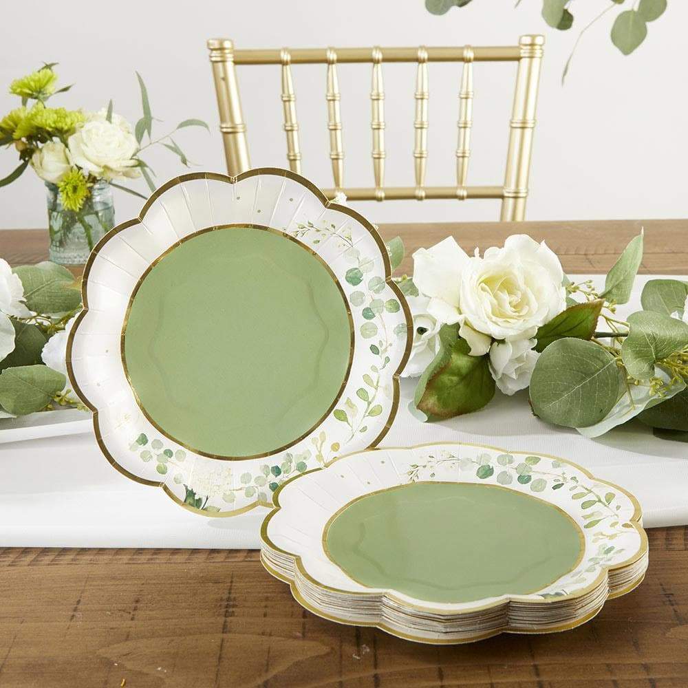 Botanical Garden 7 in. Premium Paper Plates (Set of 16)