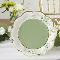 Thumbnail for Botanical Garden 7 in. Premium Paper Plates (Set of 16)