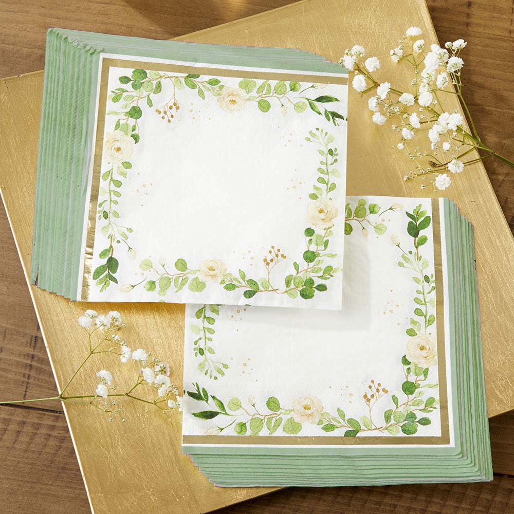 Botanical Garden 2 Ply Paper Napkins (Set of 30)