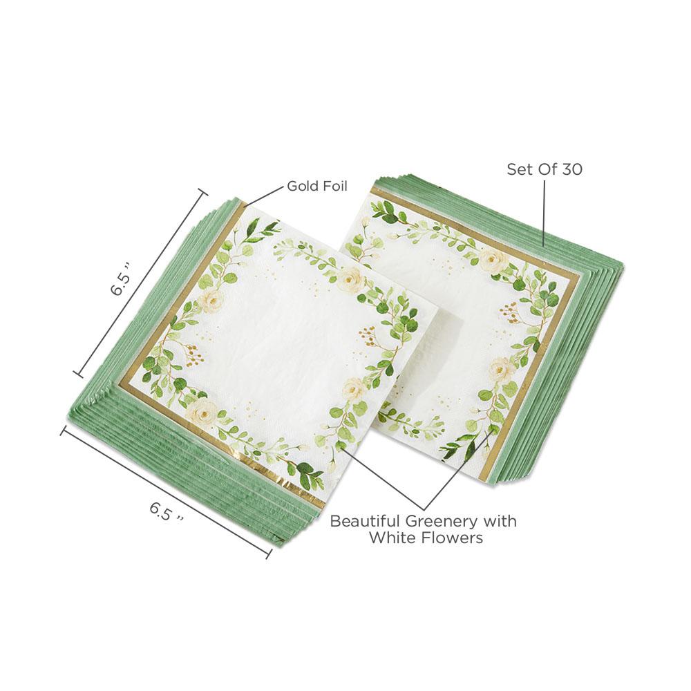 Botanical Garden 2 Ply Paper Napkins (Set of 30)