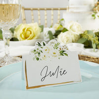 Thumbnail for Botanical Garden Tent Place Card (Set of 50)