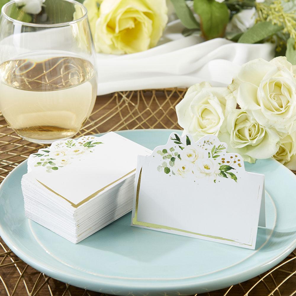 Botanical Garden Tent Place Card (Set of 50)