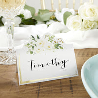 Thumbnail for Botanical Garden Tent Place Card (Set of 50)