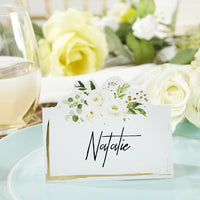 Thumbnail for Botanical Garden Tent Place Card (Set of 50)
