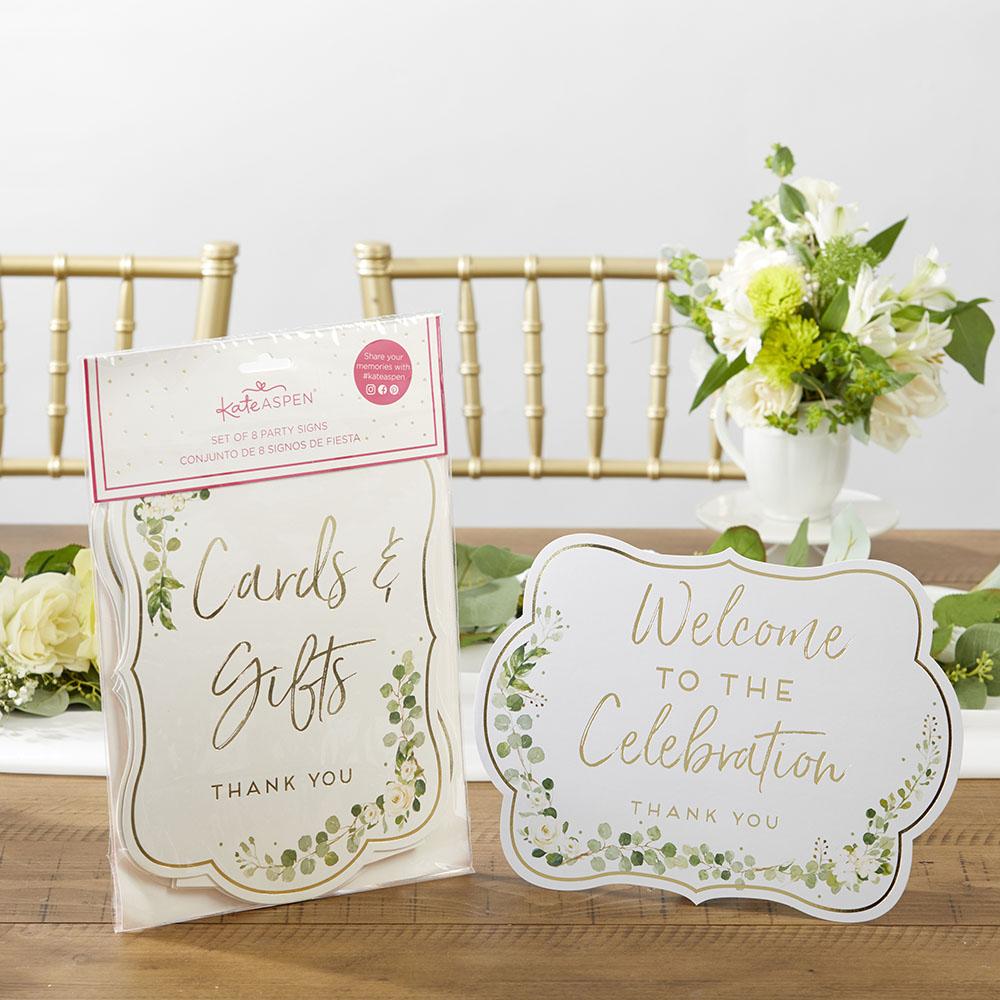 Botanical Garden Décor Sign Kit (Set of 8)
