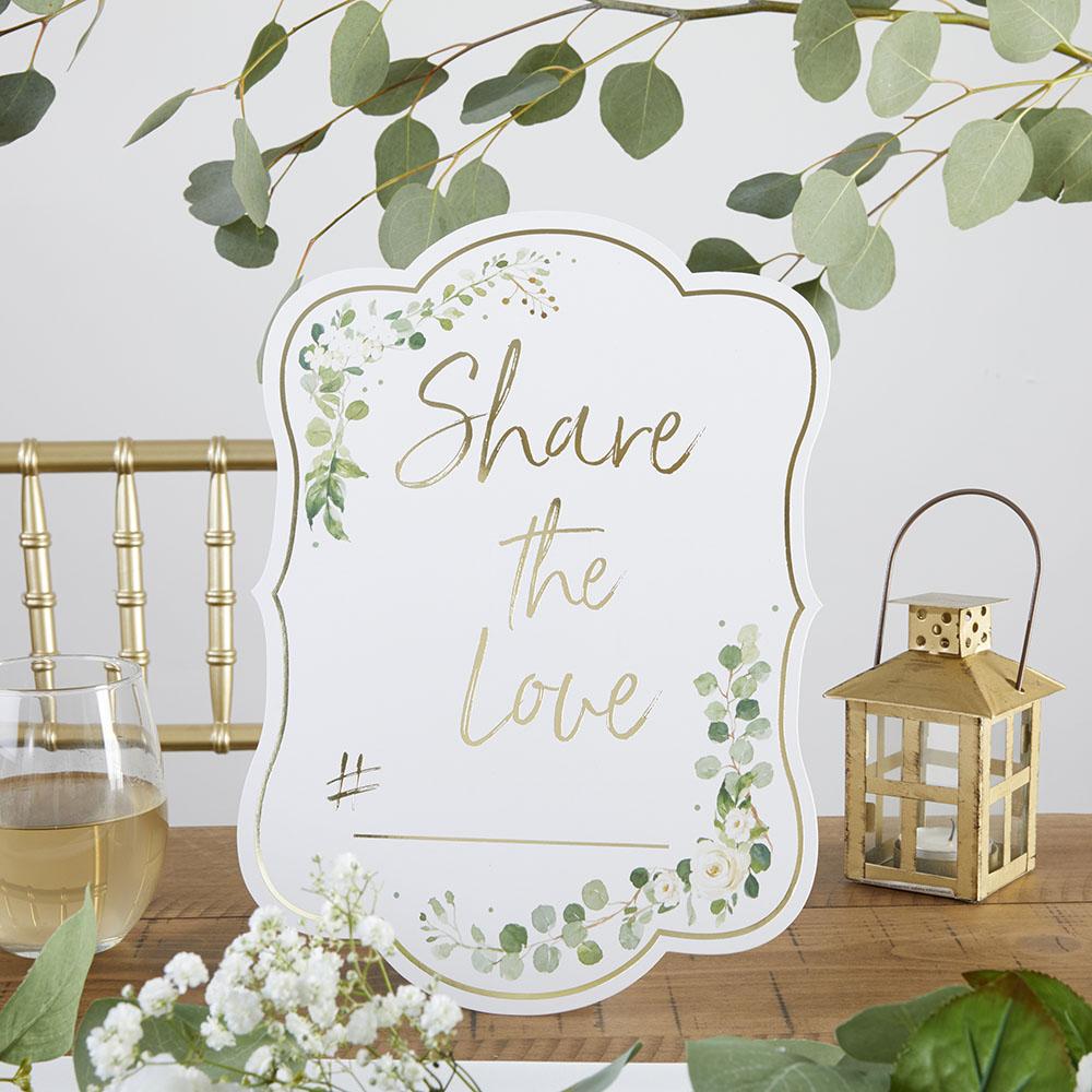 Botanical Garden Décor Sign Kit (Set of 8)