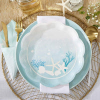 Thumbnail for Beach Party 9 in. Premium Paper Plates (Set of 16)