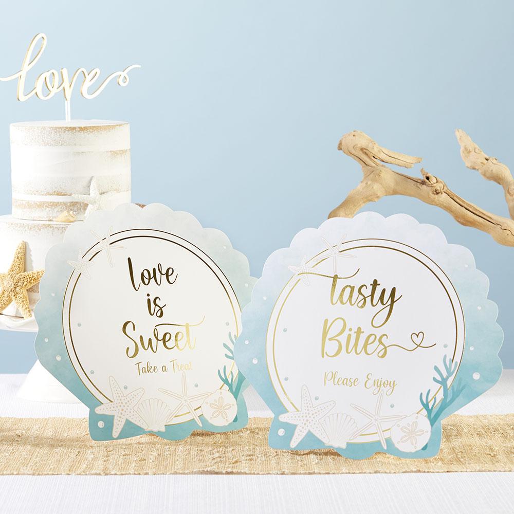 Beach Party Décor Sign Kit (Set of 8)