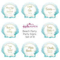 Thumbnail for Beach Party Décor Sign Kit (Set of 8)