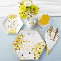 Thumbnail for Sweet as Can Bee 7 in. Premium Paper Plates (Set of 16)