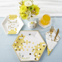 Thumbnail for Sweet as Can Bee 9 in. Premium Paper Plates (Set of 16)