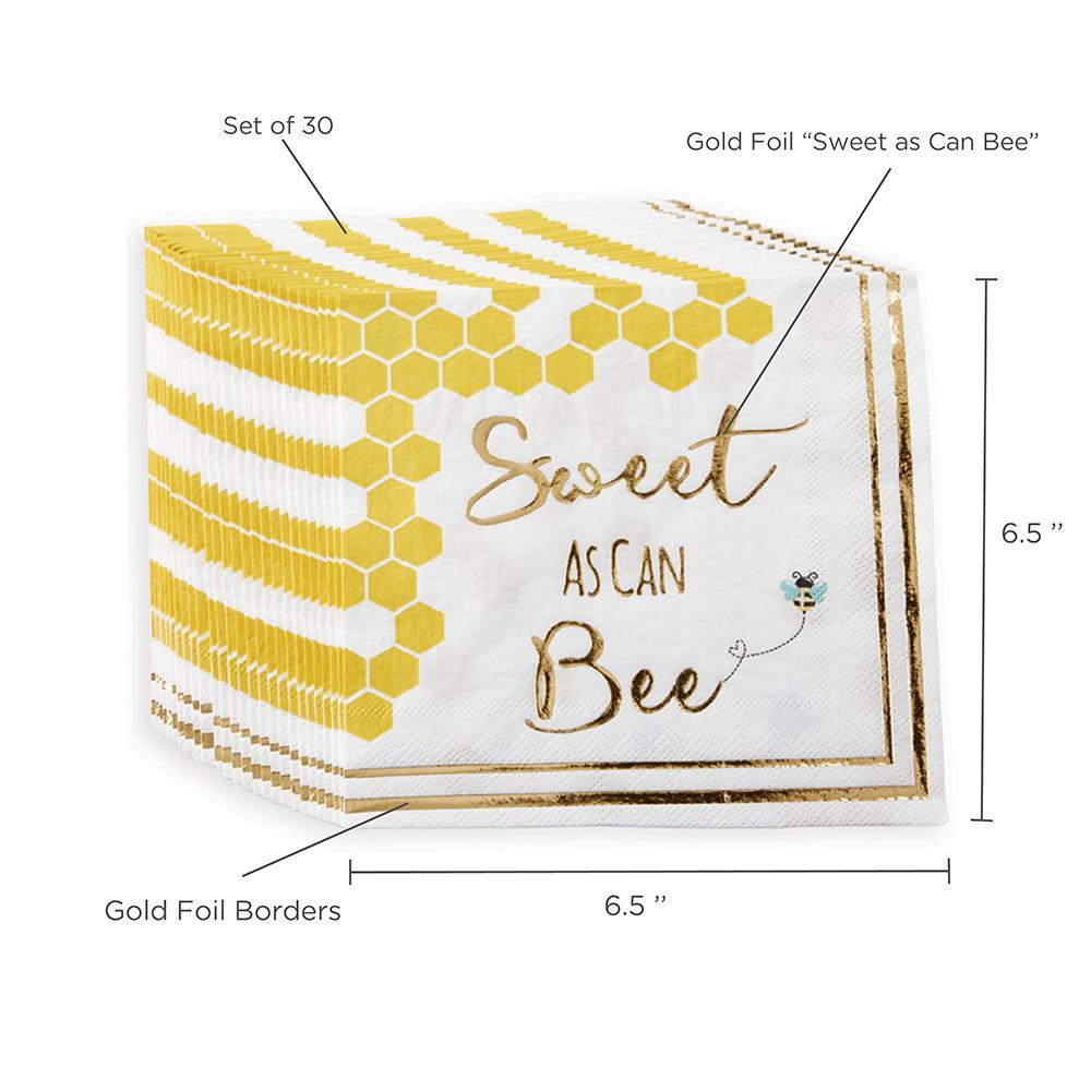 Sweet as Can Bee 2 Ply Paper Napkins (Set of 30)