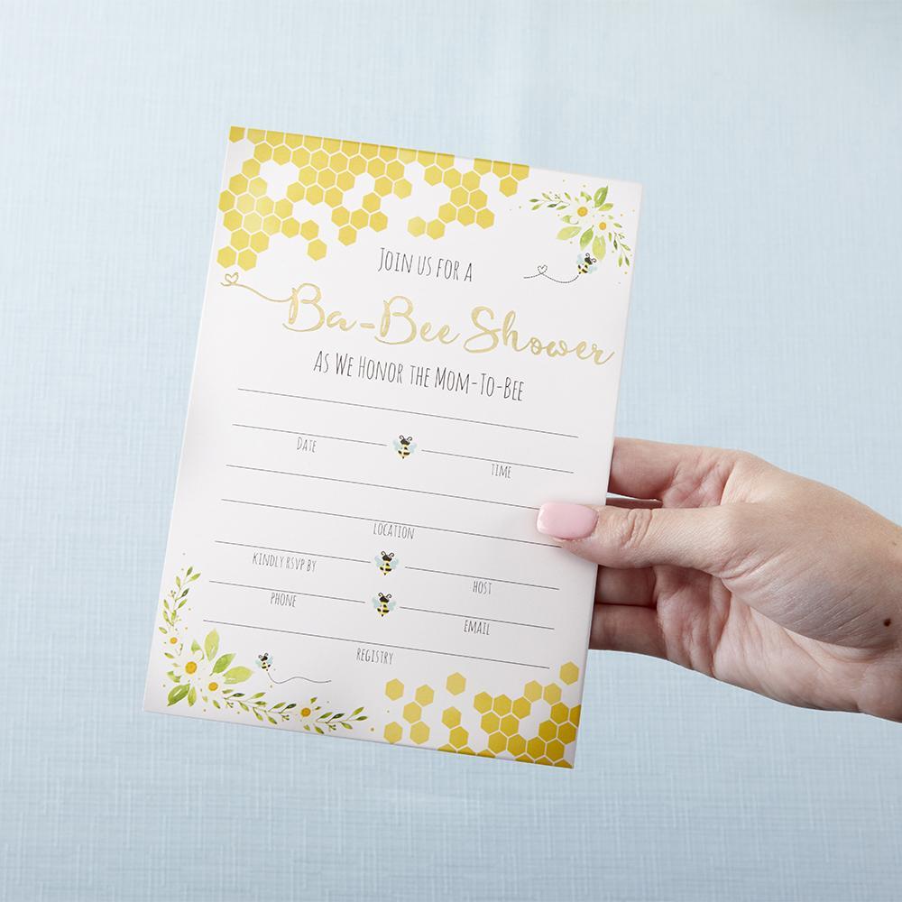 Sweet as Can Bee Invitation & Thank You Card Bundle (Set of 25)