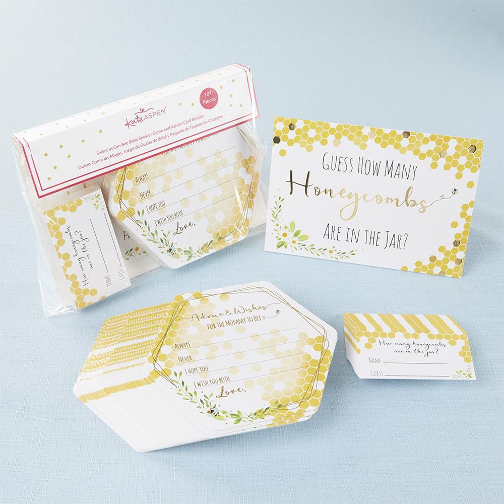 Sweet as Can Bee Advice Card & Baby Shower Game (Set of 50)