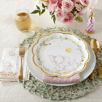 Thumbnail for Elephant Baby Shower 9 in. Premium Paper Plates (Set of 16)
