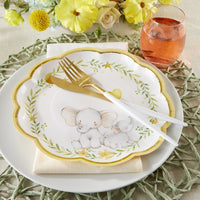 Thumbnail for Elephant Baby Shower 9 in. Premium Paper Plates (Set of 16)