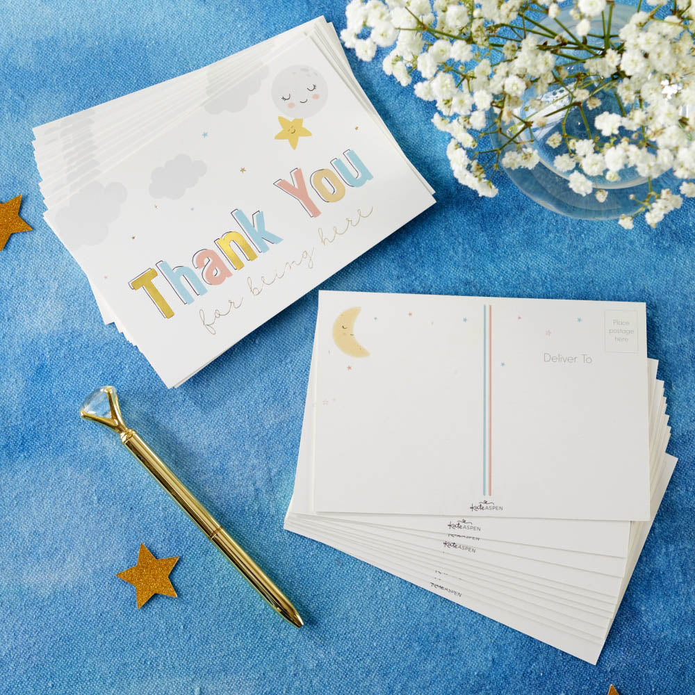 Twinkle Twinkle Invitation & Thank You Card Bundle (Set of 25)