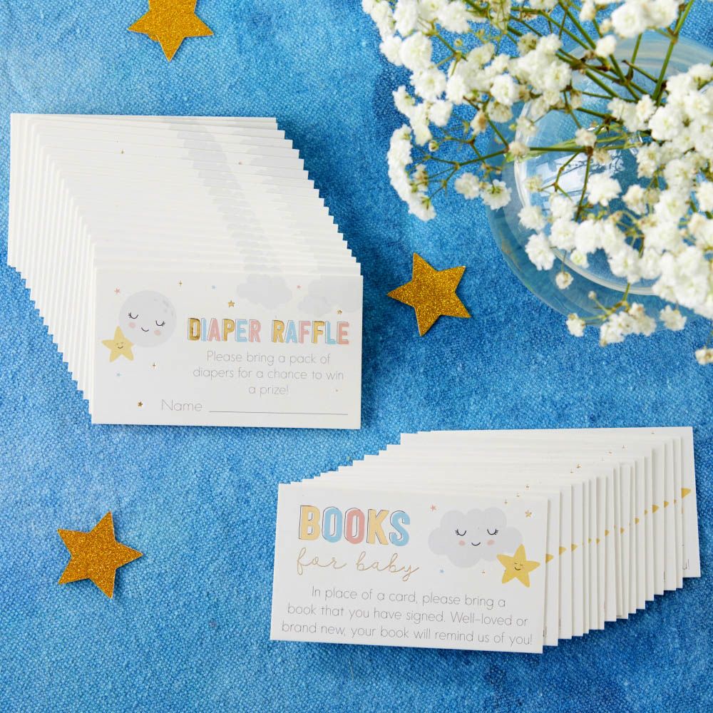 Twinkle Twinkle Invitation & Thank You Card Bundle (Set of 25)