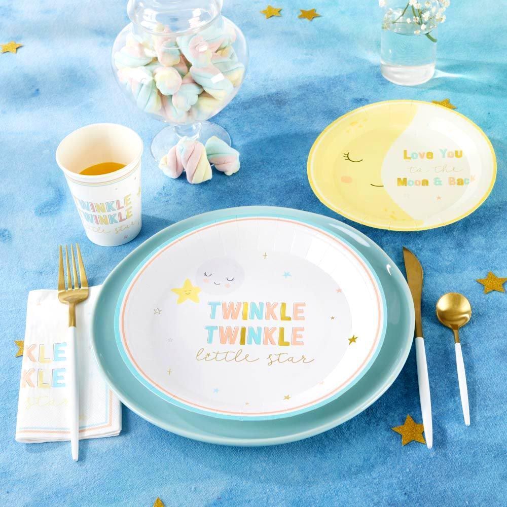 Twinkle Twinkle 7 in. Premium Paper Plates (Set of 16)