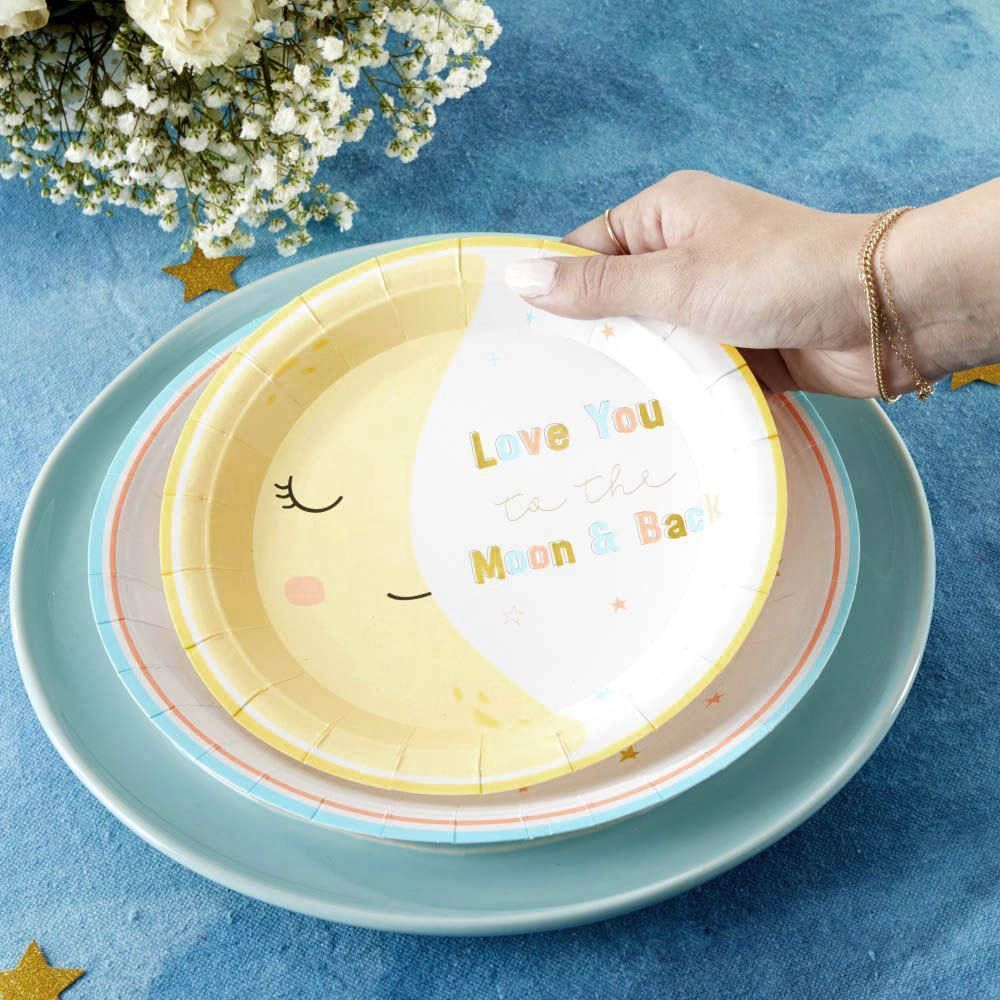 Twinkle Twinkle 7 in. Premium Paper Plates (Set of 16)