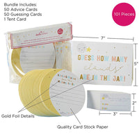 Thumbnail for Twinkle Twinkle Advice Card & Baby Shower Game (Set of 50)