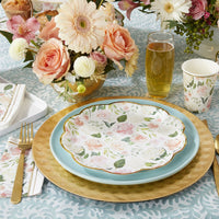 Thumbnail for Floral 9 in. Premium Paper Plates (Set of 16)