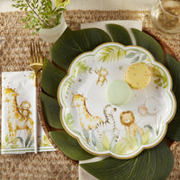 Thumbnail for Safari Baby 9 in. Premium Paper Plates (Set of 16)