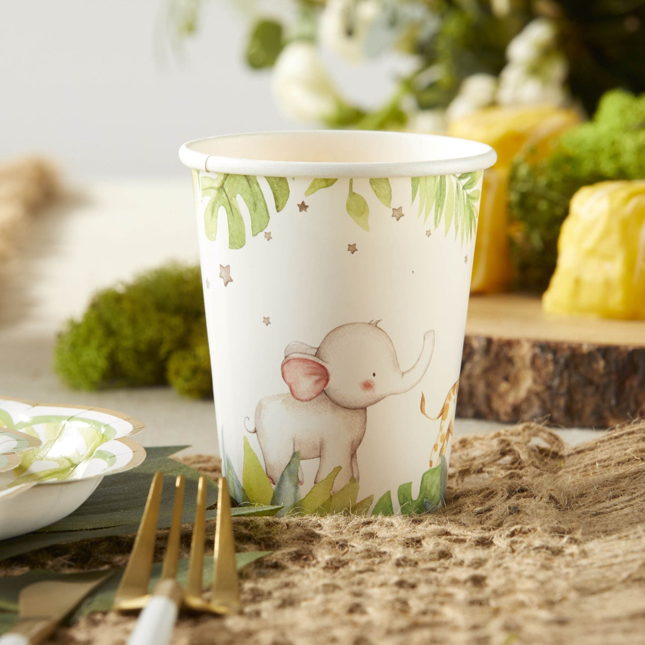 Safari Baby 7 oz. Paper Cups (Set of 16)