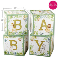 Thumbnail for Safari Baby Block Box (Set of 4)