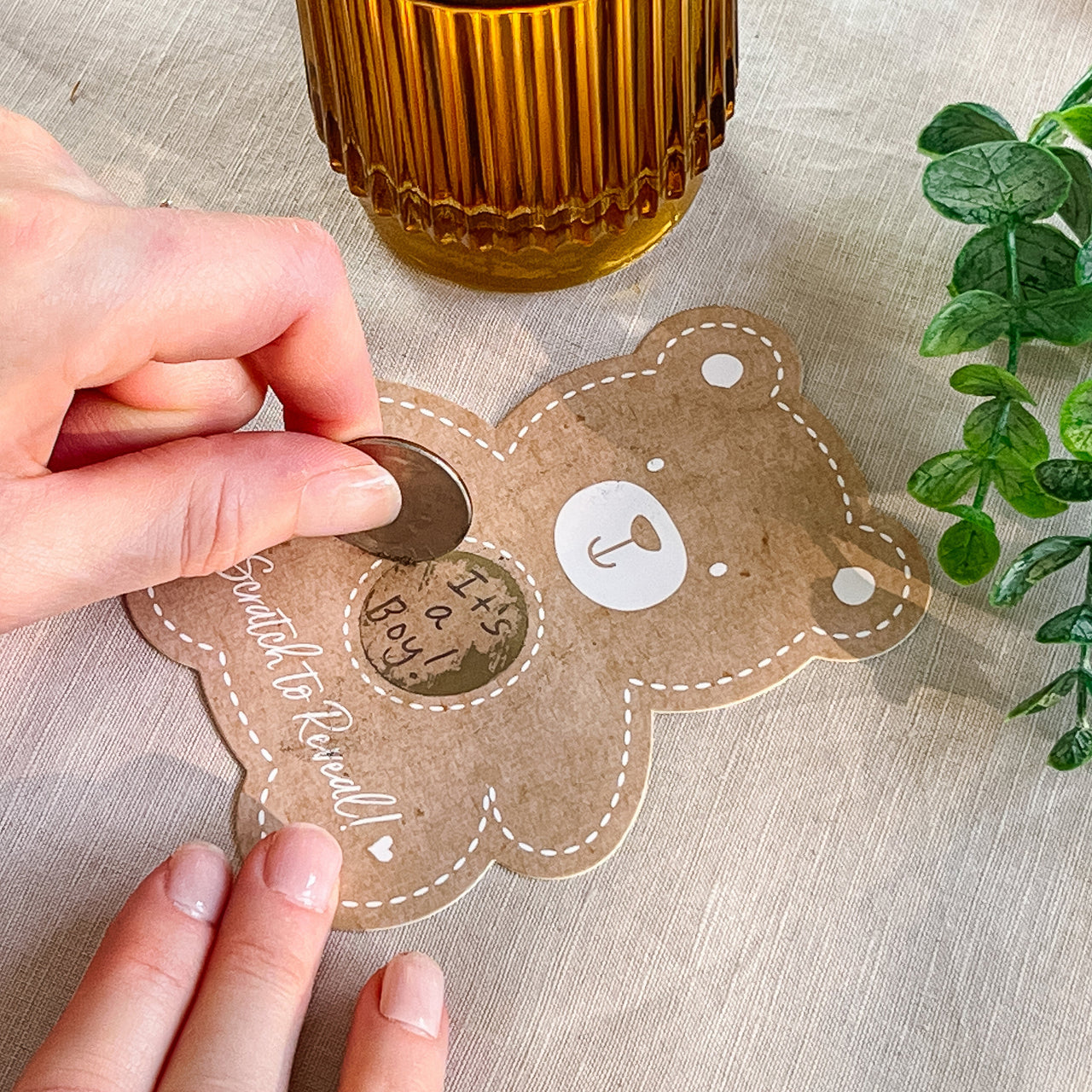 Kraft Bear Diaper Raffle & Scratch Off Game Set Atlernate 4