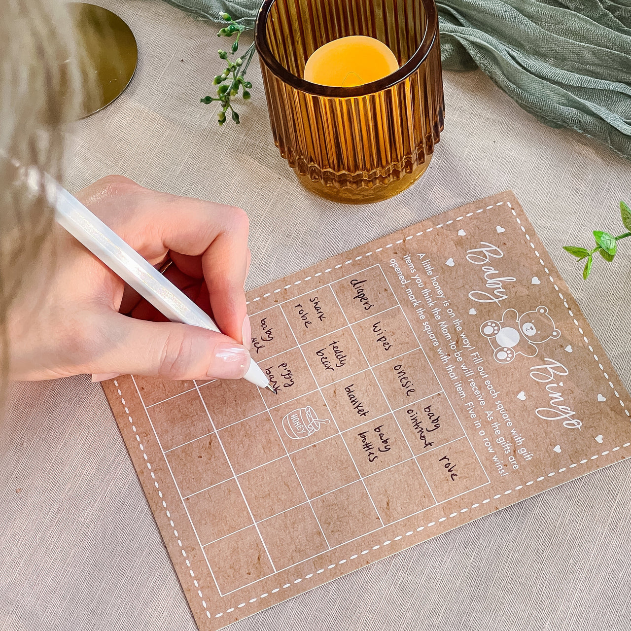 Kraft Bear Diaper Raffle & Scratch Off Game Set Atlernate 5