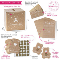Thumbnail for Kraft Bear Diaper Raffle & Scratch Off Game Set Atlernate 6