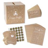 Thumbnail for Kraft Bear Diaper Raffle & Scratch Off Game Set Atlernate silo