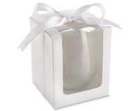 Thumbnail for White 9 oz. Glassware Gift Box with Ribbon (Set of 12)