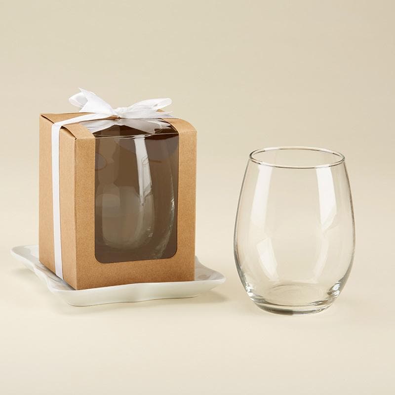 Kate Aspen 30009NA-DIY 9 oz Stemless Wine Glass - DIY