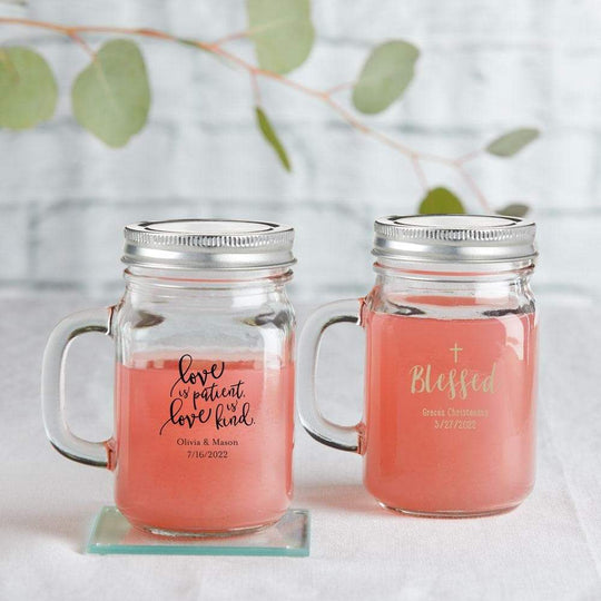 Personalized Religious 16 oz. Mason Jar Mug