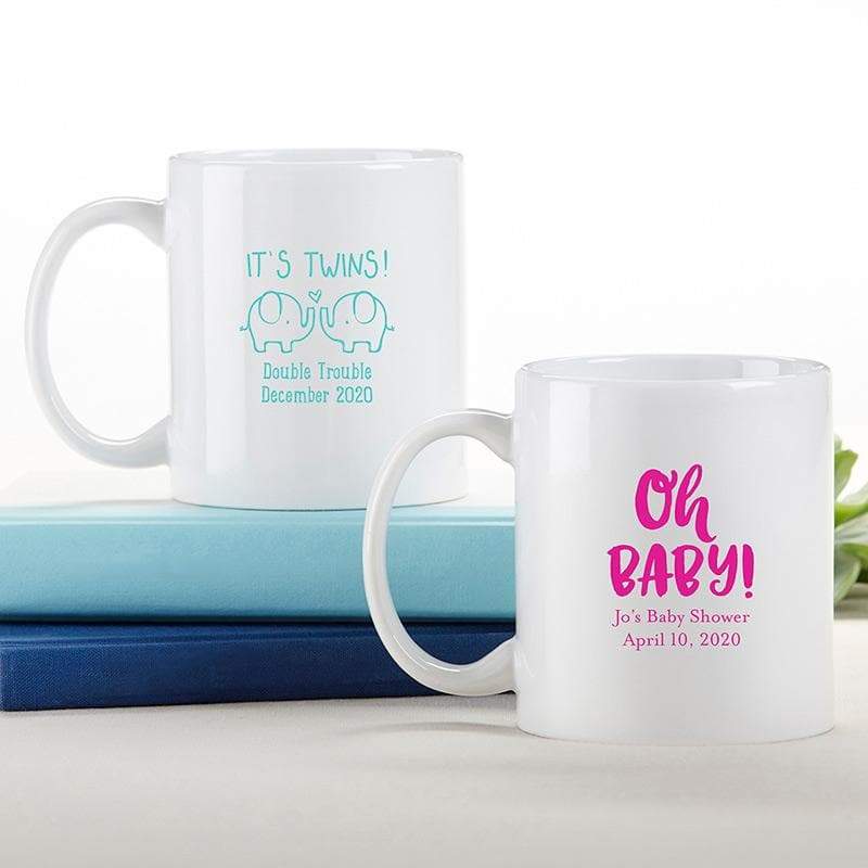 Personalized Baby Shower 11 oz. White Coffee Mug