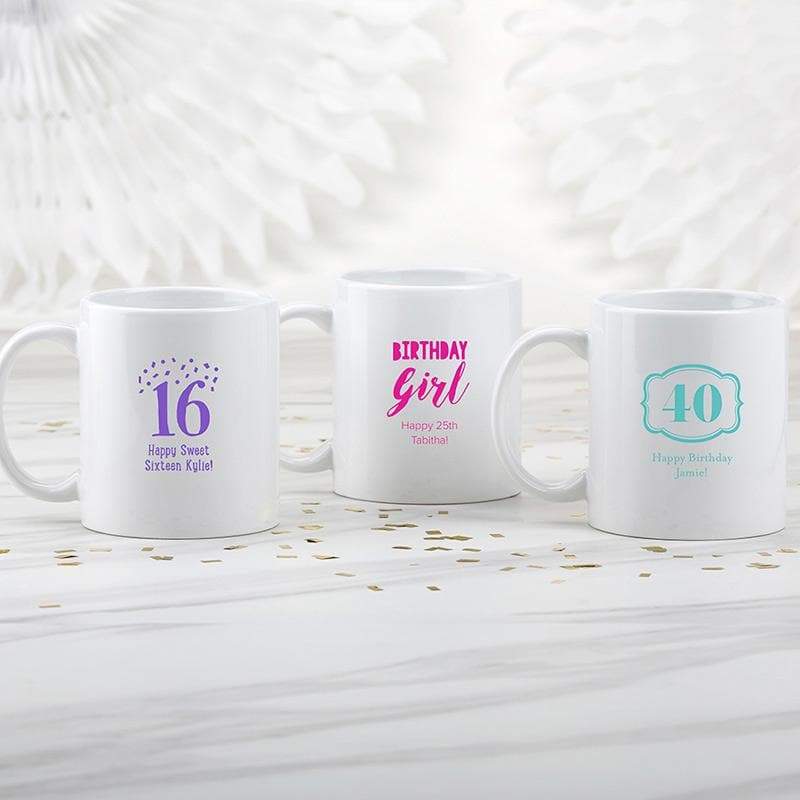 Personalized Birthday 11 oz. White Coffee Mug