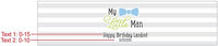 Thumbnail for Little Man Personalized Water Bottle Labels