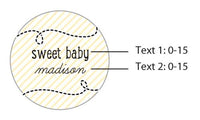 Thumbnail for Personalized Sweet as can Bee Silver Round Candy Tin  (Set of 12)