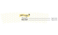Thumbnail for Personalized Sweet as Can Bee  Frosted Glass Votive