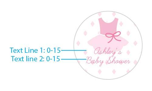 Personalized Tutu Cute Ballerina Silver Candy Tin (Set of 12)