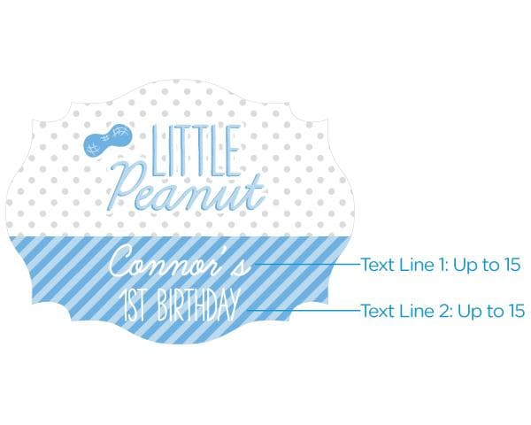 Personalized Little Peanut Vintage Milk Bottle Favor Jar (Set of 12)