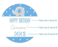 Thumbnail for Personalized Little Peanut Elephant Silver Round Candy Tin (Set of 12)